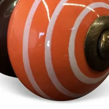 1.5" X 1.5" X 1.5" Ceramic Metal Multicolor 12 Pack Knob