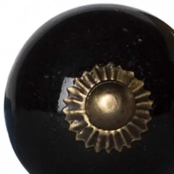 1.5" X 1.5" X 1.5" Ceramic Metal Multicolor 12 Pack Knob