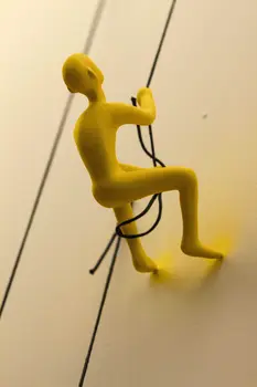 6" X 3" Yellow Resin Novelty Hanging Dimensional Sculpture