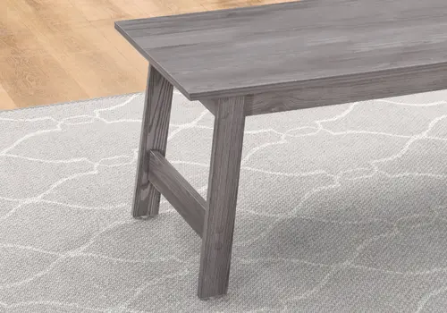 Set of Three 36" Gray Coffee Table