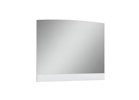 45" White Wood Framed Mounted Dresser Mirror