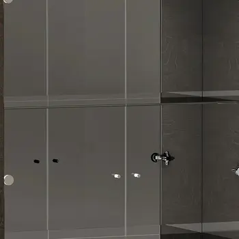 41" Silver and Gray Brown Accent Cabinet With One Drawer