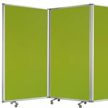 212 X 1 X 71 Green Metal 6 Panel Screen