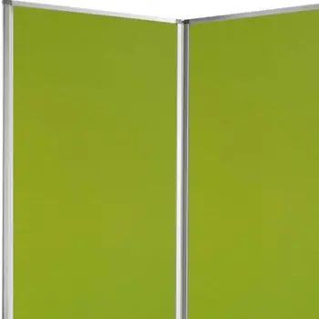 318" X 1" X 71" Green, Metal, 9 Panel, Screen