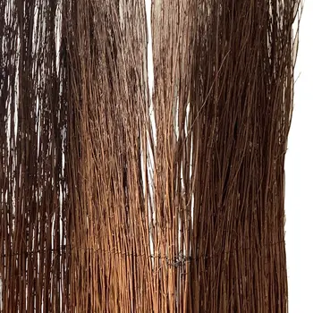 7' Rustic Willow Branch Three Panel Room Divider Screen