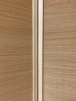6" Light Bamboo 3 Panel Room Divider Screen