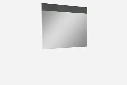 48" Gray Wood Framed Accent Mirror