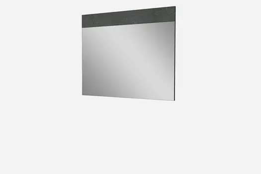48" Gray Wood Framed Accent Mirror