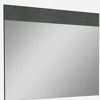 48" Gray Wood Framed Accent Mirror