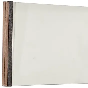 35" Natural Wood Framed Accent Mirror