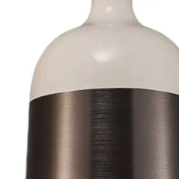 6 X 6 X 12 Silver Aluminum Pendant Lamp