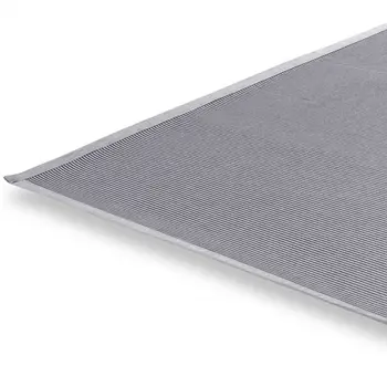 5' Light Gray Square Indoor Outdoor Area Rug