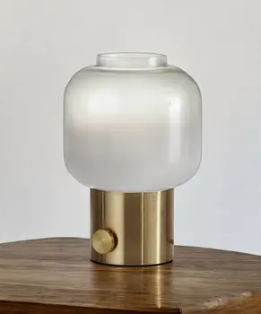 Mod Pod Brass Glass Table Lamp