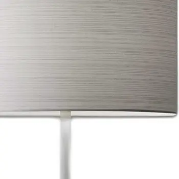 White On White Metal Table Lamp