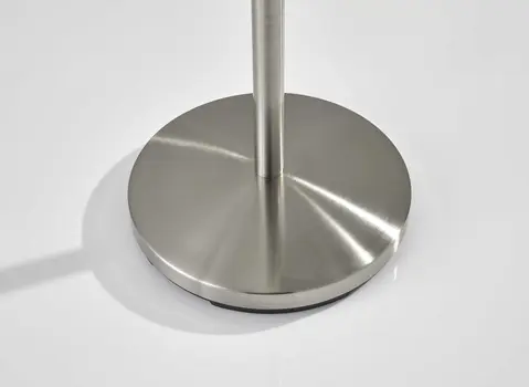 67" Brushed Steel Coat Rack