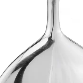 16" Silver Tulip Aluminum Table Vase