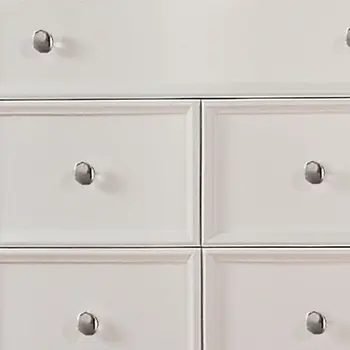 36" White Solid Wood