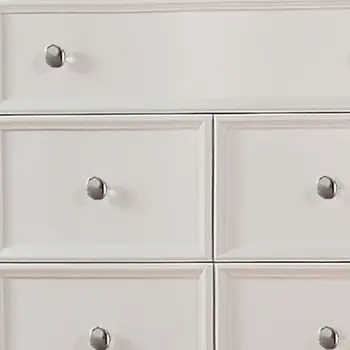 36" White Solid Wood