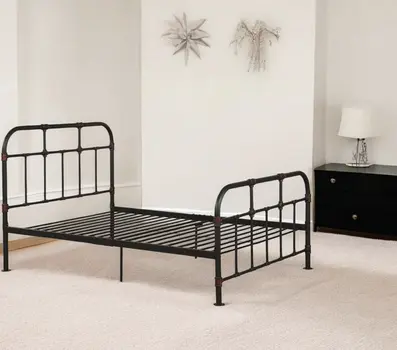 Gray Bed Frame