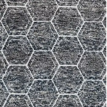 9' X 13' Gray Geometric Area Rug