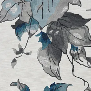 3' X 5' Ivory Floral Indoor Outdoor Area Rug
