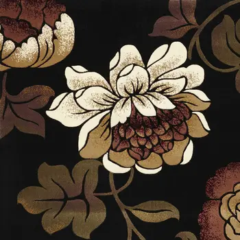 2' X 3' Black Area Rug