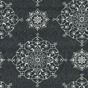 2' X 3' Charcoal Polypropylene Accent Rug