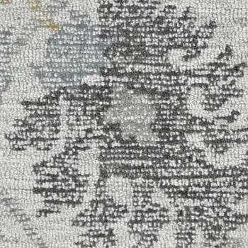 9' X 13' Ivory Wool Floral Hand Tufted Area Rug