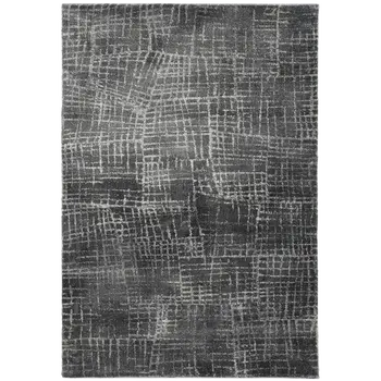 3' X 5' Gray Abstract Area Rug