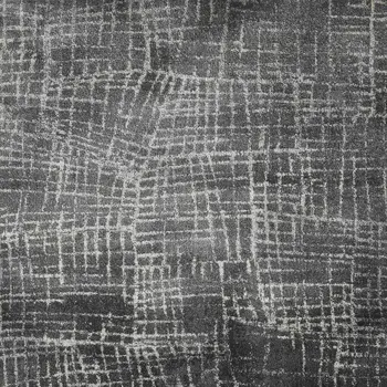 5' X 8' Gray And Dark Gray Abstract Distressed Area Rug