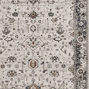 10' X 13' Gray and Ivory Area Rug