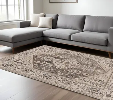 10' X 13' Gray Area Rug