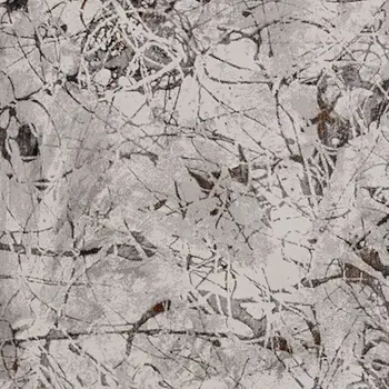 6' X 9' Ivory Gray and Brown Abstract Area Rug