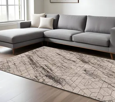 8' X 11' Ivory Area Rug