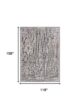 10' X 13' Grey Area Rug