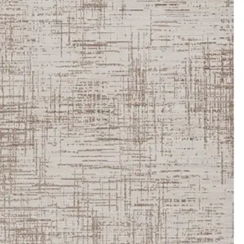 5' X 8' Beige And Tan Abstract Distressed Area Rug
