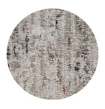 8' Blue Gray Round Area Rug