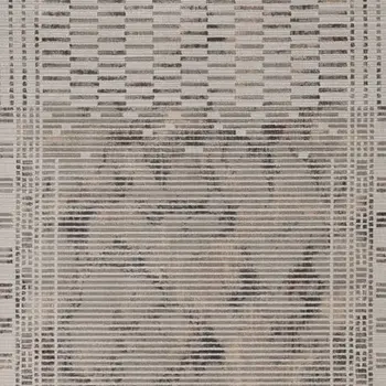 4' X 6' Beige And Ivory Abstract Area Rug