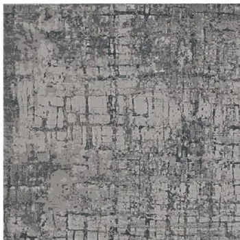 10' X 13' Gray And Ivory Abstract Area Rug