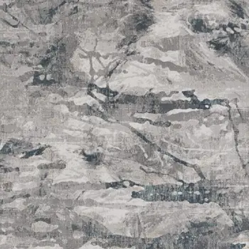 10' X 13' Gray And Beige Abstract Area Rug