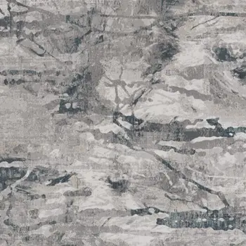 10' X 13' Gray Abstract Area Rug