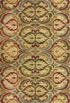 8' X 10' Multicoloured Floral Area Rug