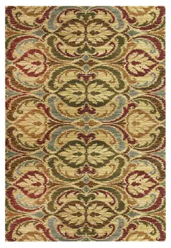 8' X 10' Multicoloured Floral Area Rug