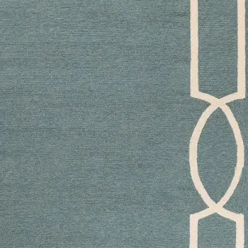5' X 7' Gray And Ivory Handmade Indoor Outdoor Area Rug
