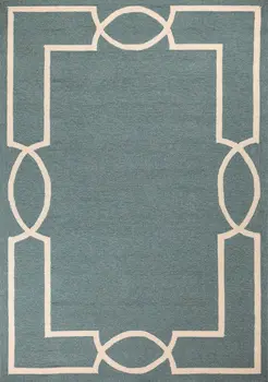 5' X 7' Gray And Ivory Handmade Indoor Outdoor Area Rug