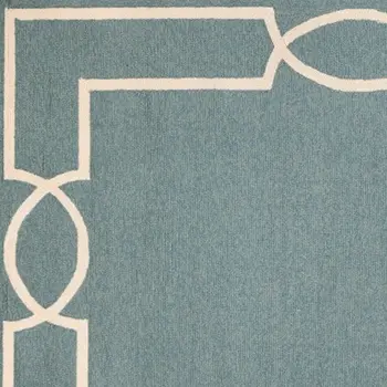 8' X 11' Gray And Ivory Handmade Indoor Outdoor Area Rug