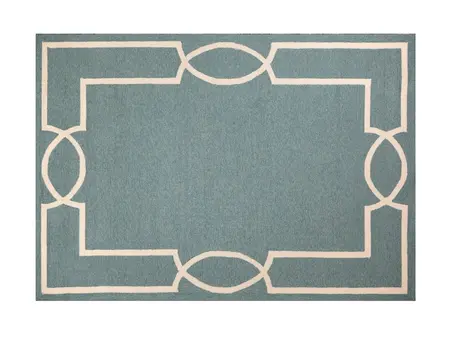 8' X 11' Gray And Ivory Handmade Indoor Outdoor Area Rug