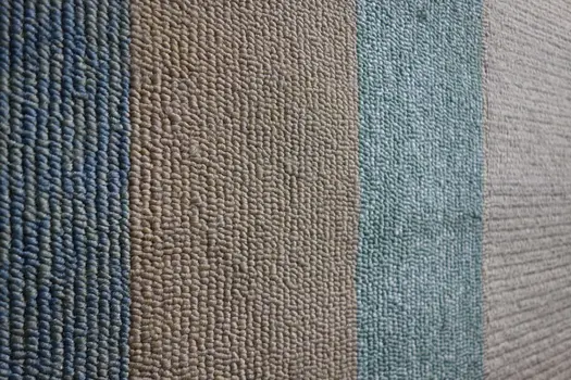 8' X 11' Blue And Beige Handmade Indoor Outdoor Area Rug