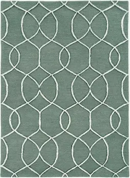9' X 13' Gray and Ivory Wool Moroccan Hand Tufted Area Rug