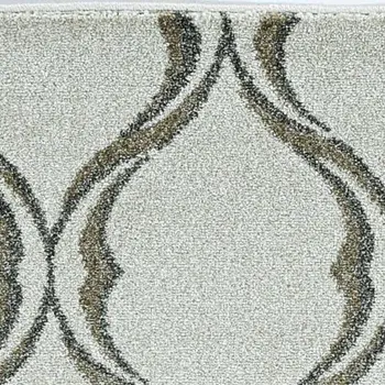 5' X 8' Sand Wavy Lines Area Rug